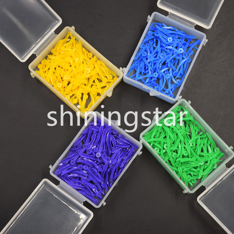 Dental Poly-wedge Available Plastic With Holes 100 Pcs/Box Same Size L/M/S/SS
