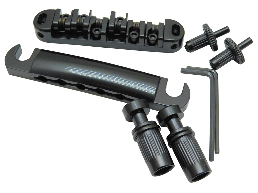 Black Roller Saddle TOM Bridge with Stop Tail SMALL POST