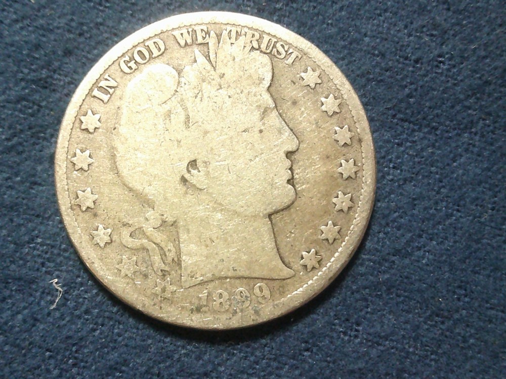 1899-P Barber Half Dollar