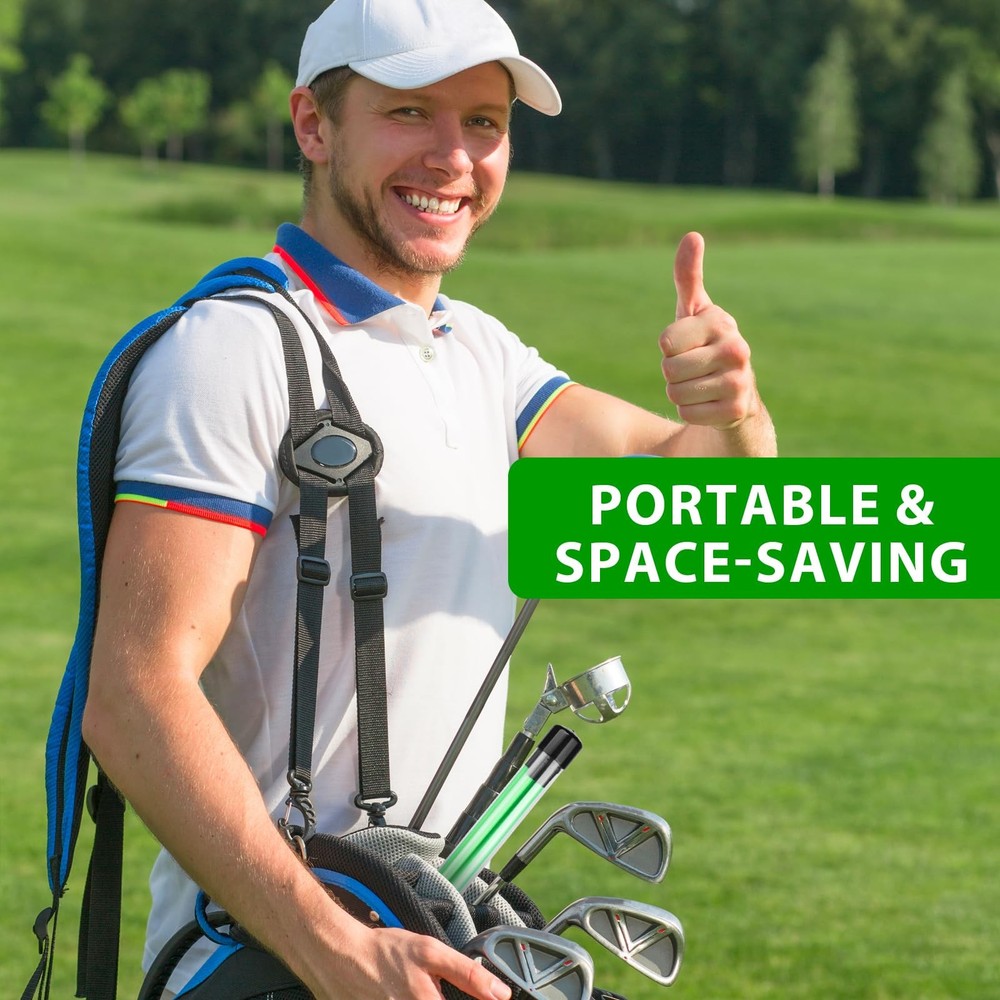Golf Alignment Sticks 2 Packs 48" Foldable Alignment Stick Golf Training Aid ...