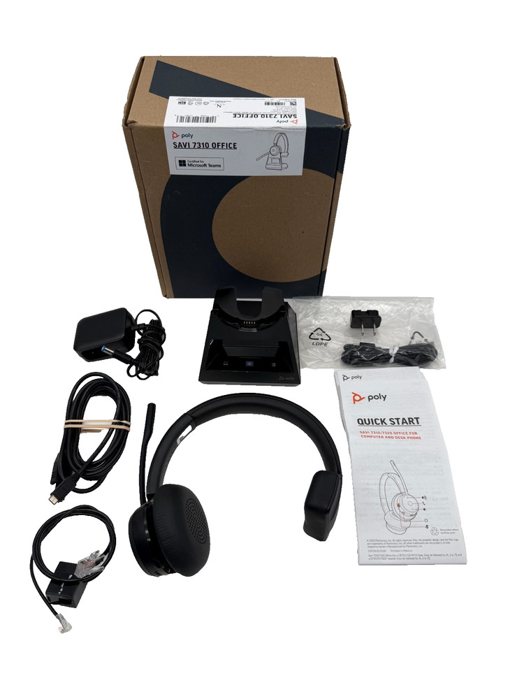 Poly Savi S7310-M CD Wireless Office Mono Headset System