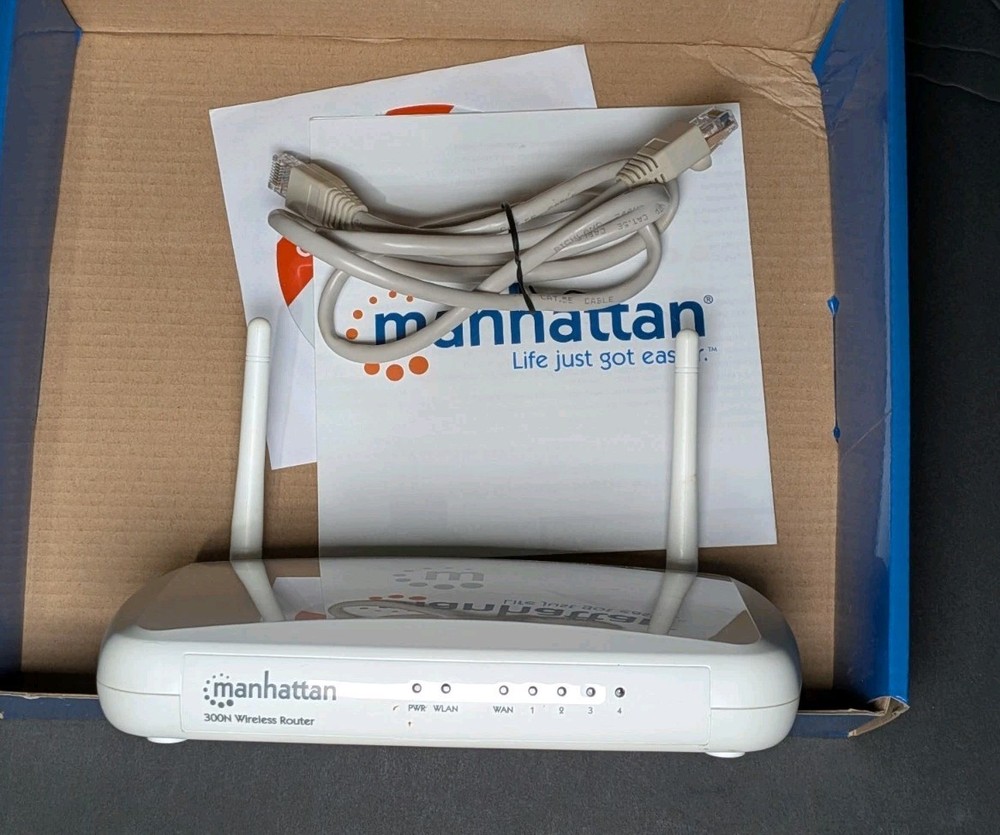 Manhattan 300N Wireless 4-Port Router