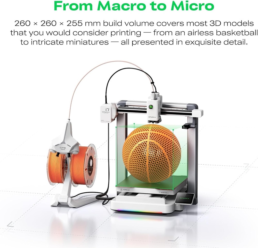 Creality SPARKX i7 3D Printer + Space Pi*1+Hyper PLA 3D Filament*4