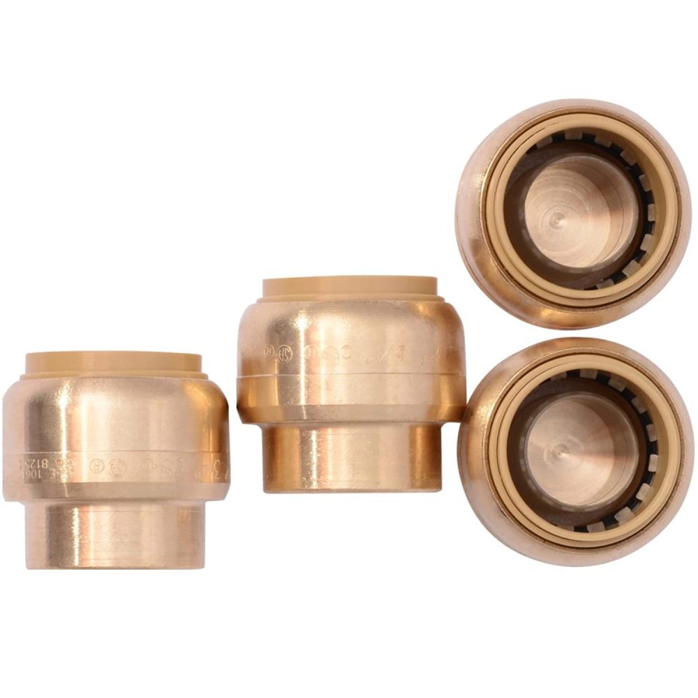 Sharkbite 3/4'' Push To Connect Brass End Cap