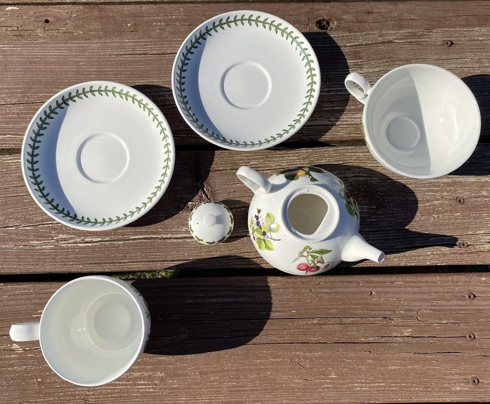 6pc Portmeirion Tea Set