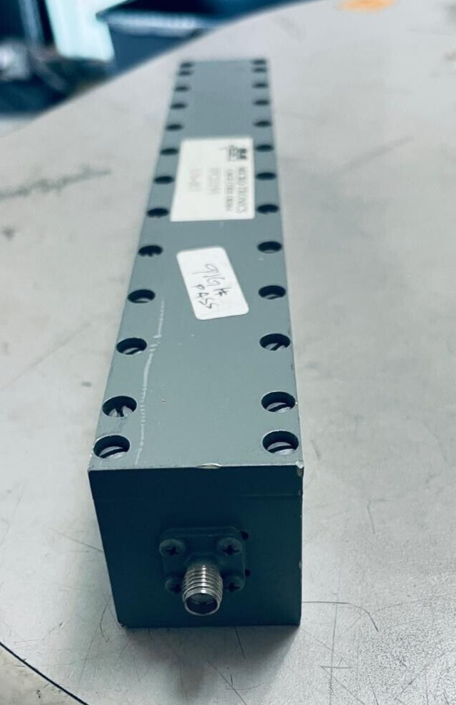 Micro-Tronics Cage Code ORH64 Band Pass Filter BPC10199 S/N-007 @D2