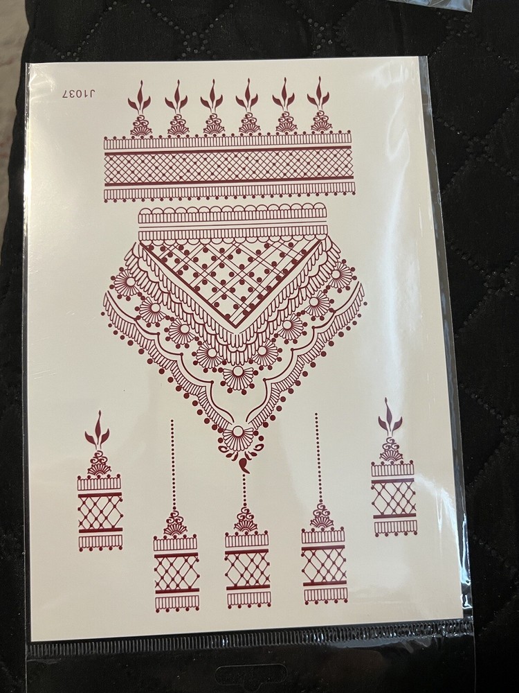 henna stickers