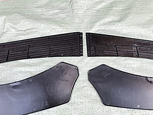 Universal Front Bumper Lip Chin Spoiler PP Front Bumper Lip Point head shape