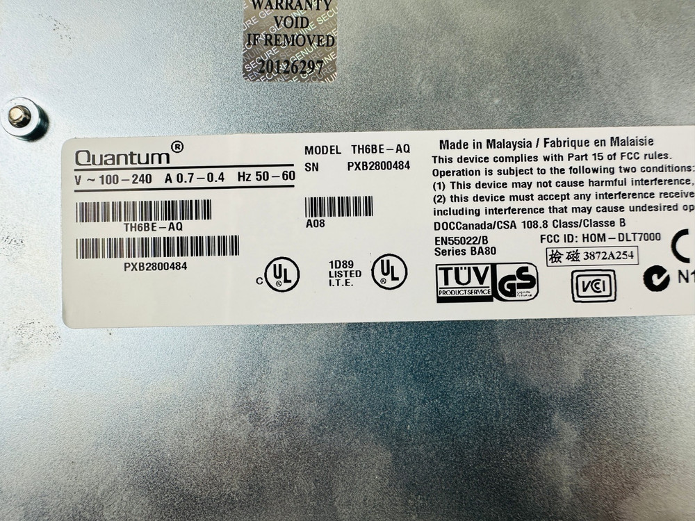 Quantum TH6BE-AQ DLT7000 Tape Drive