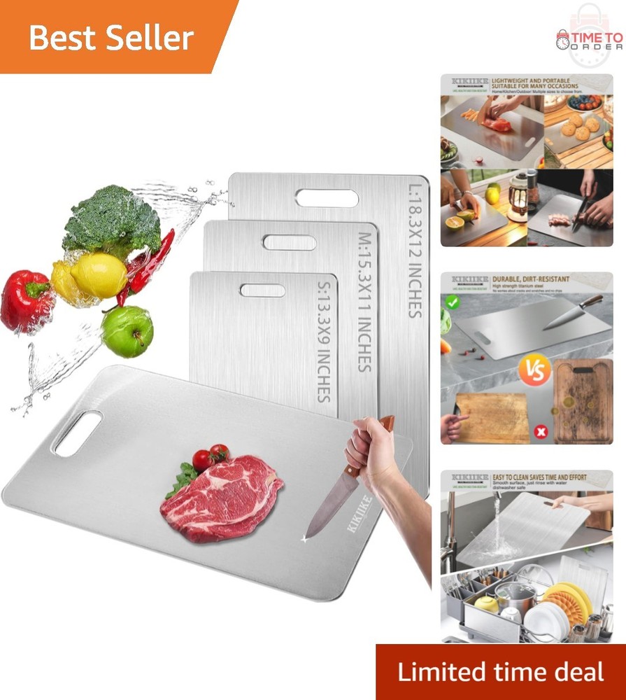 Titanium Cutting Board Kitchen Food-Grade Double-Sided Non-Stick Durable