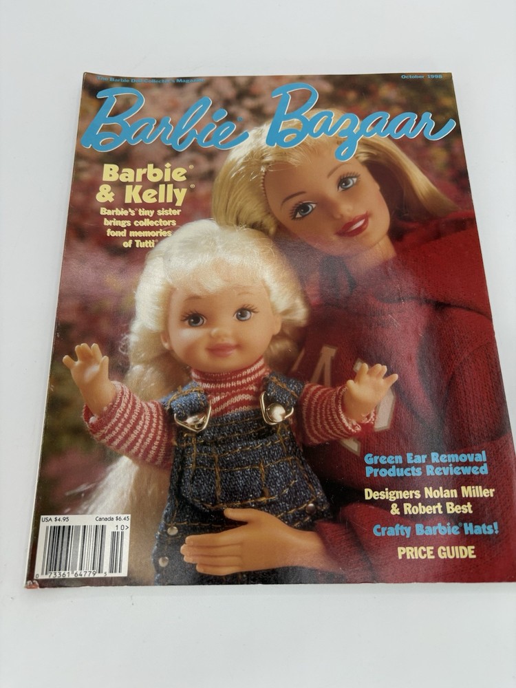 Barbie Bazaar Magazines October 1998 Issue New