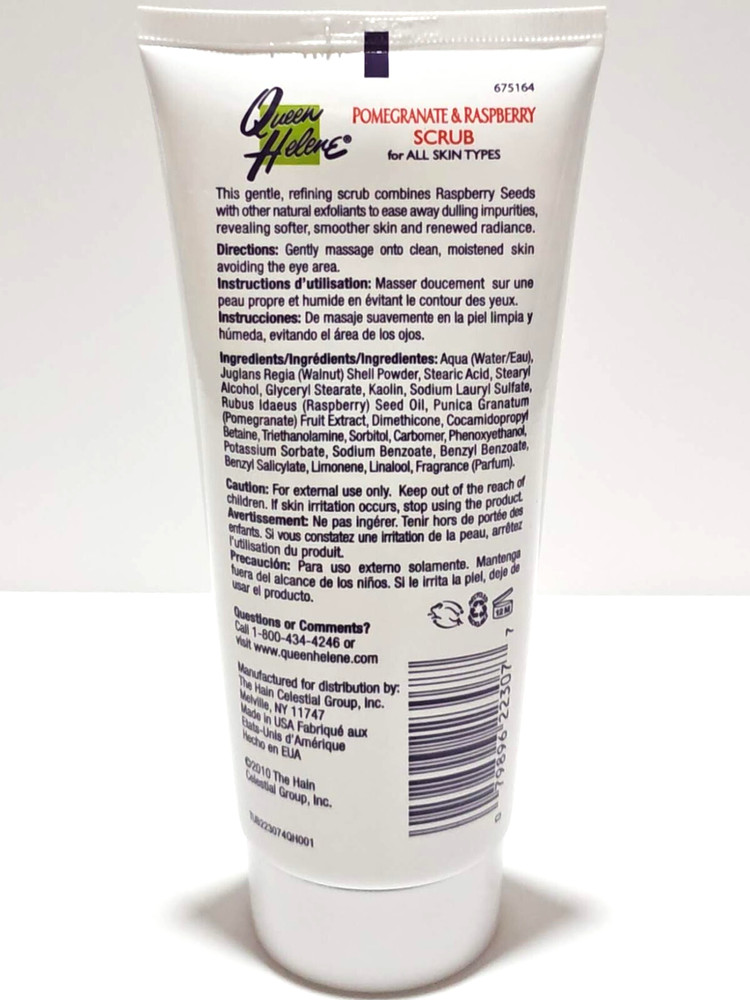Queen Helene - Pomegranate & Raspberry Facial Scrub - 6 oz