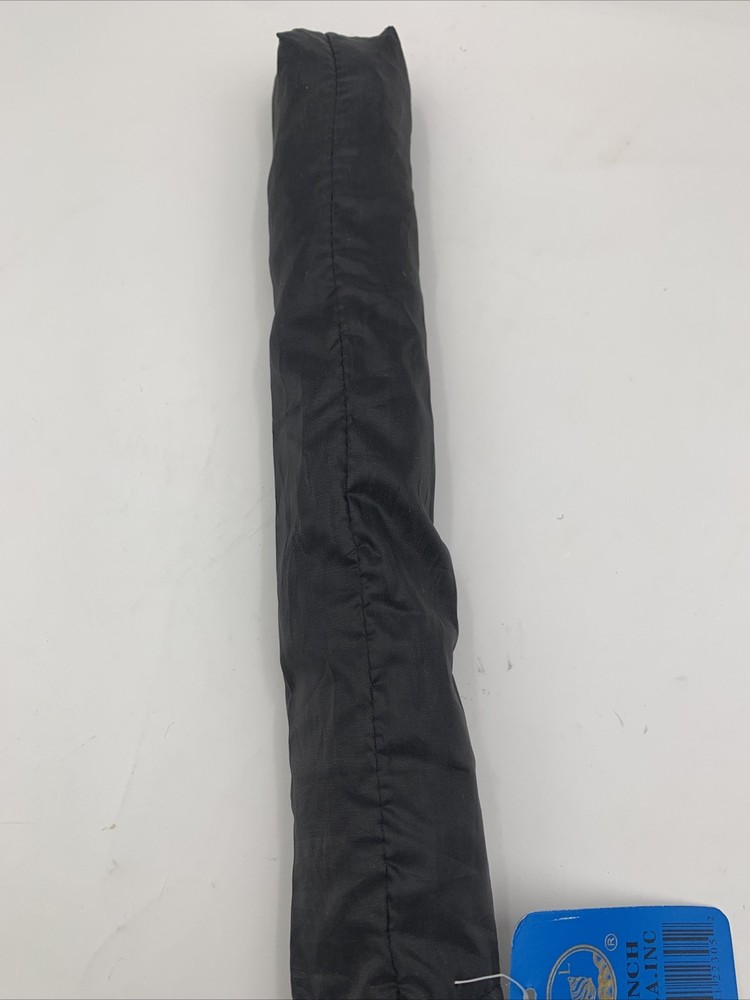 Conch Compact Folding Black Umbrella and Case