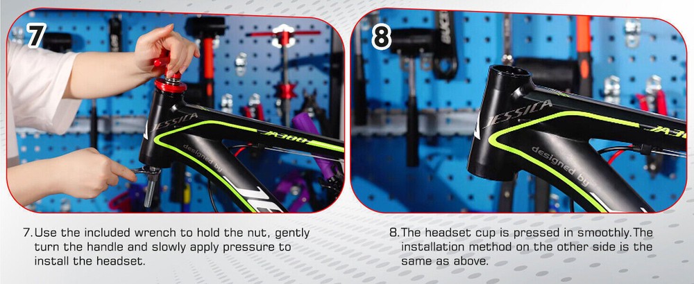 Headset Bottom Bracket BB Frame Install Remove Tool Bicycle Bearing Press Tool