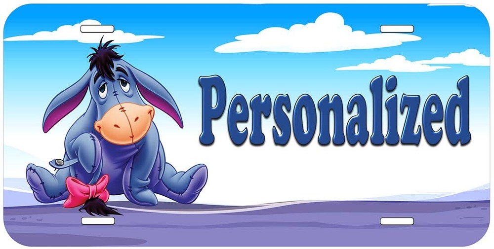 Personalized Eeyore Car License Plate Any Name