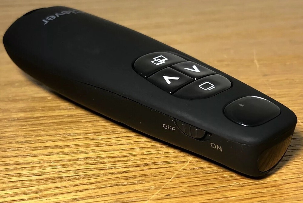 Clever Wireless Presentation Non Laser Pointer Remote Control C760 Black