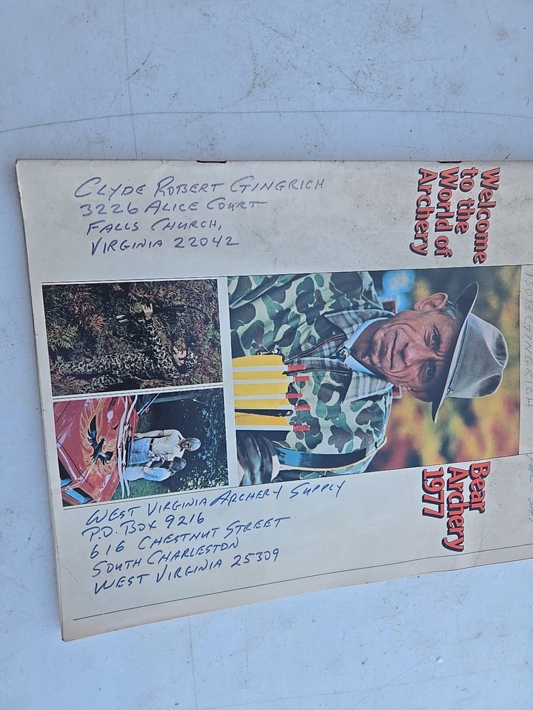 Vintage Bear Archery Catalog 1977
