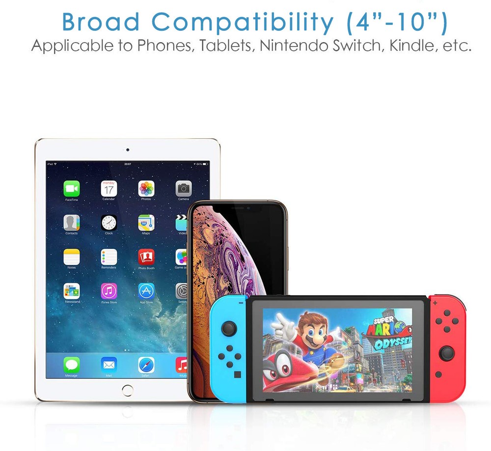 TechMatte Aluminum Adjustable Stand for Nintendo Switch - Silver