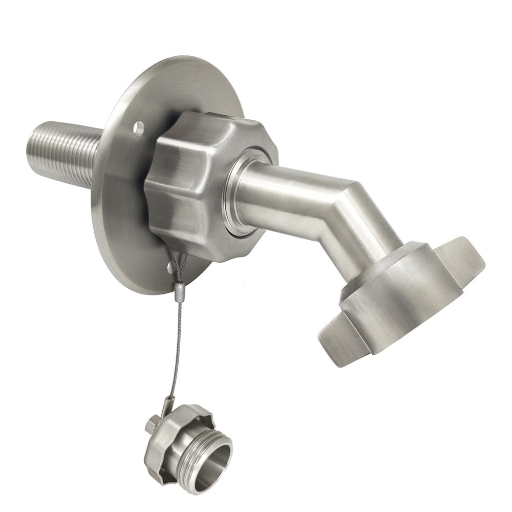 Metal RV City Water Inlet 135 Degree Elbow Stainless Steel Fill Camper Nickel