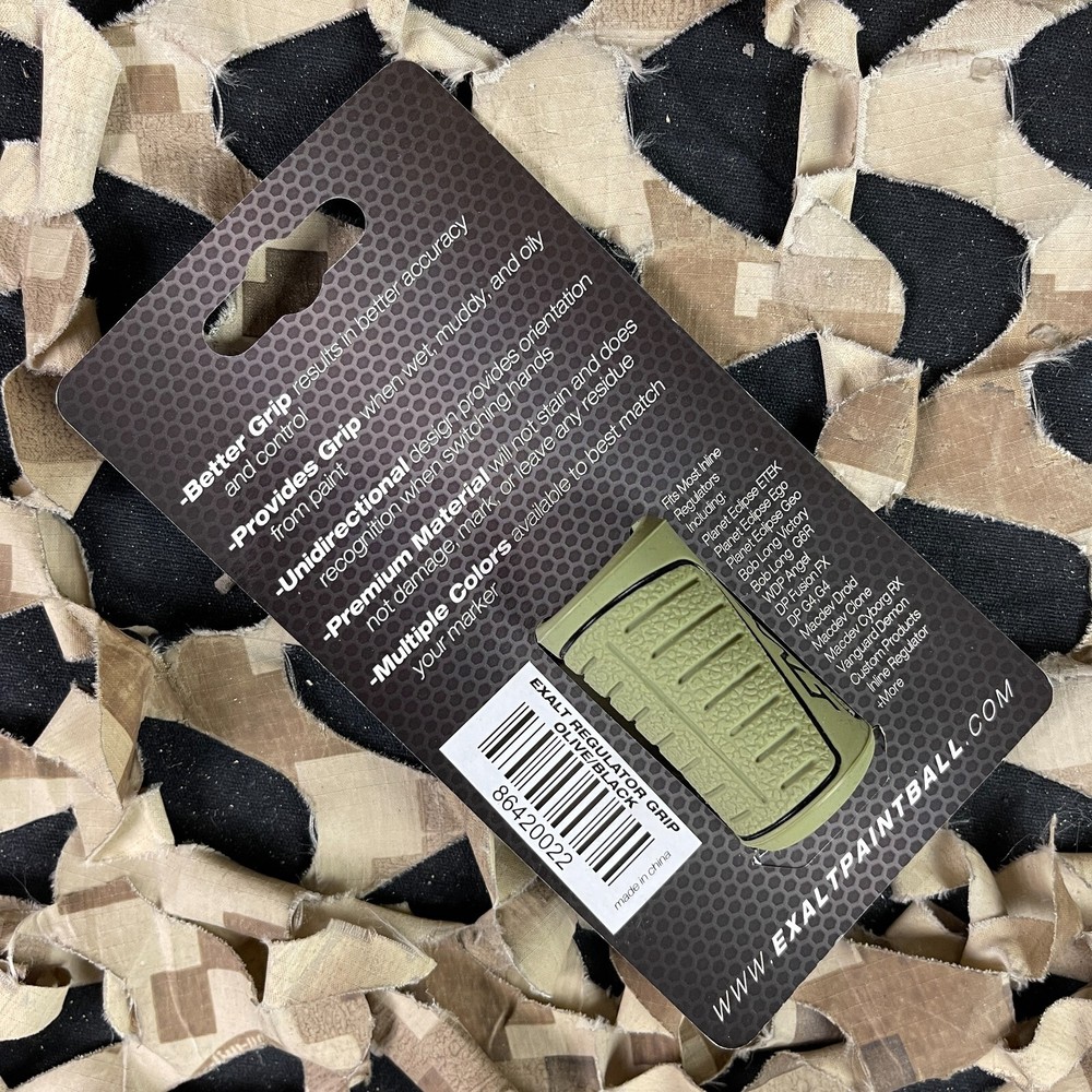 NEW Exalt Regulator Grip - Olive/Black