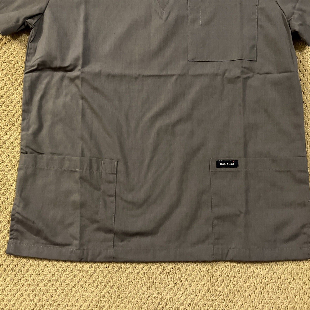 Dagacci Gray Scrub - Top Only XS
