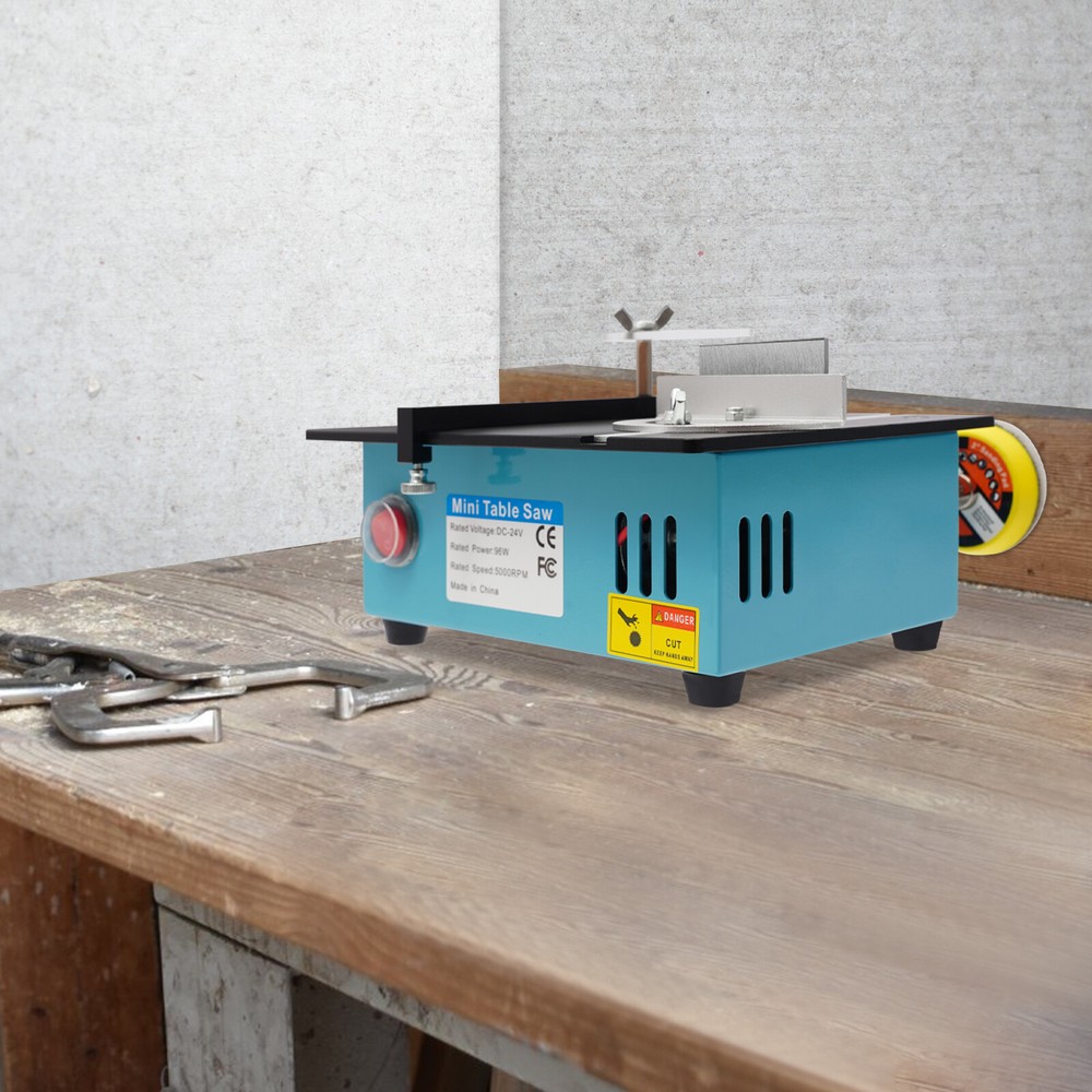 Mini Table Saw Adjustable Small Table Saw Adjustable Mini Table Saw with 4 Blade