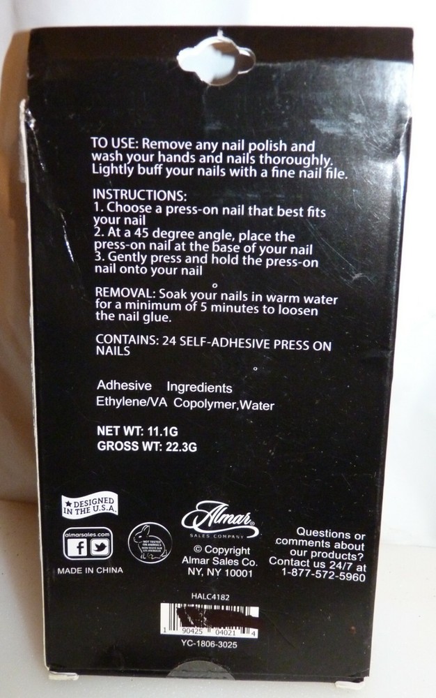 Halloween Press on Nails 24 pack
