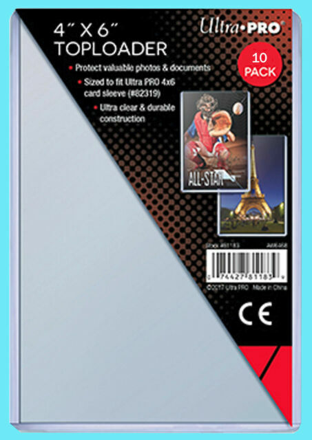 Toploader - 4x6 (25 per pack)