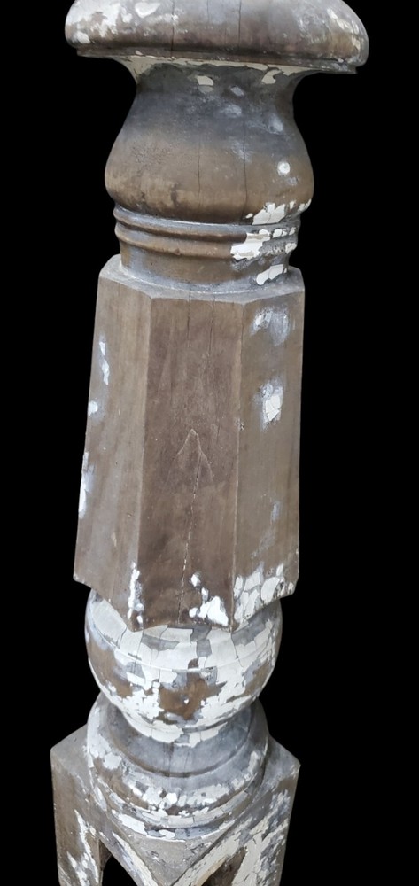 Walnut Octogon Newel Post GAM0237