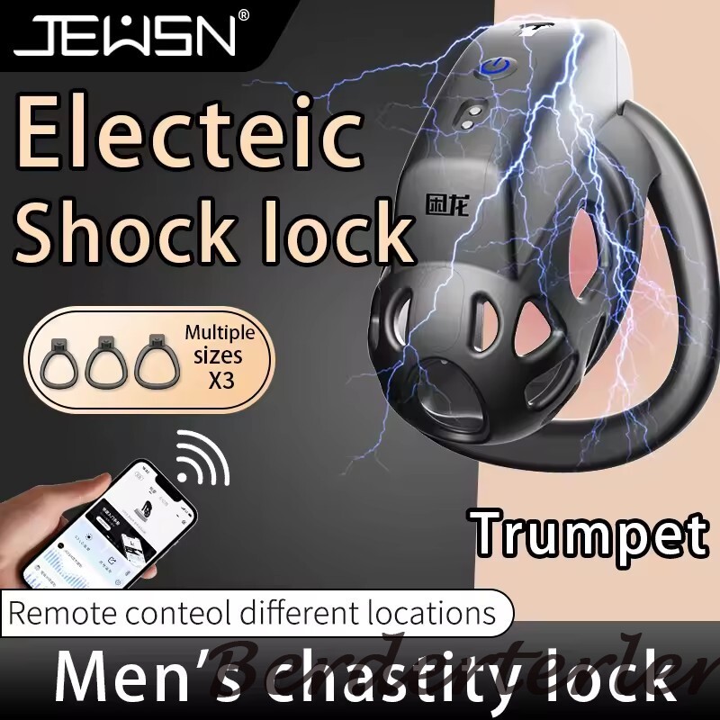 APP Remote Control Shock Cage Conditioning Restriction Abstinence with 3 Rings