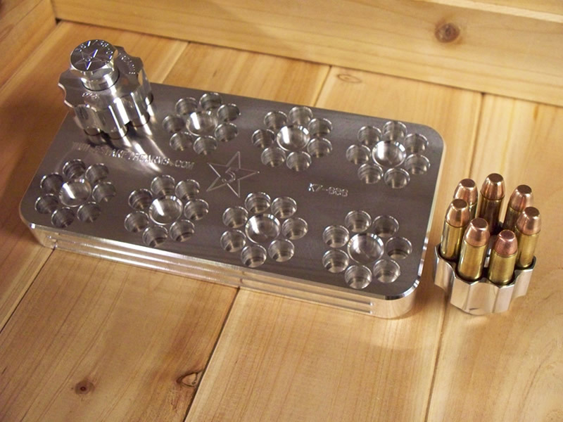 L7-357/38 Range Block or Speedloader, 7-shot .357/.38, Solid Billet Aluminum