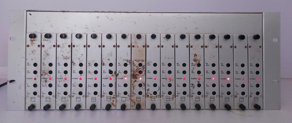 16 Channel Analog CATV Headend RF Modulator Rack Mount System