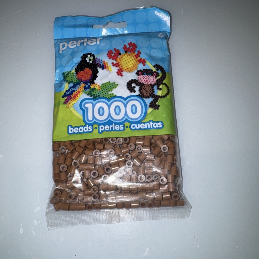 Perler Beads, 1,000 Count - Light Brown