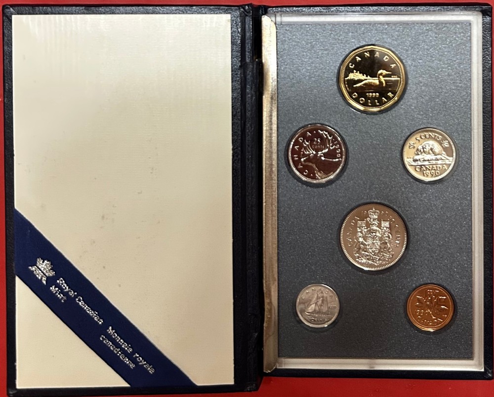 1990 Canada Specimen Set Plus COA & Box