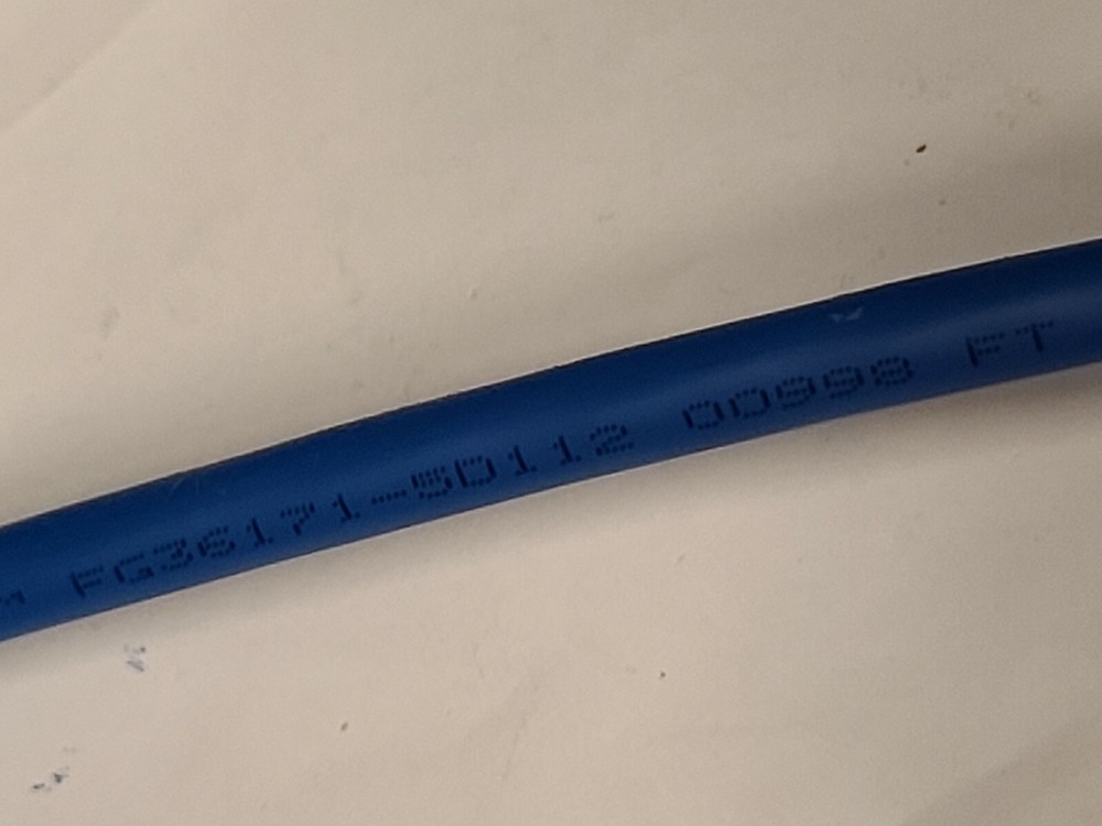 Commscope Systimax GigaSPEED X10D Cat6A U/UTP Plenum Network Cable Blue /100ft