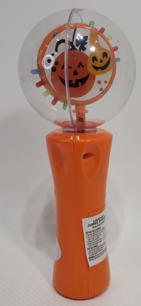 Festive Voice Pumpkin Jumbo Light Spinner