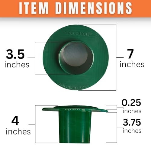 Grasshole Sprinkler Head Guard Protector 5 Pack Plastic