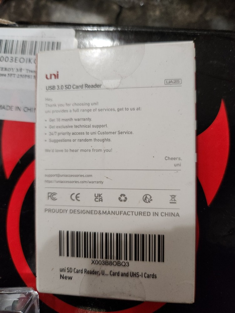 Uni SD Card Reader, High-Speed USB Card READER Adapter USB 3.0 SD