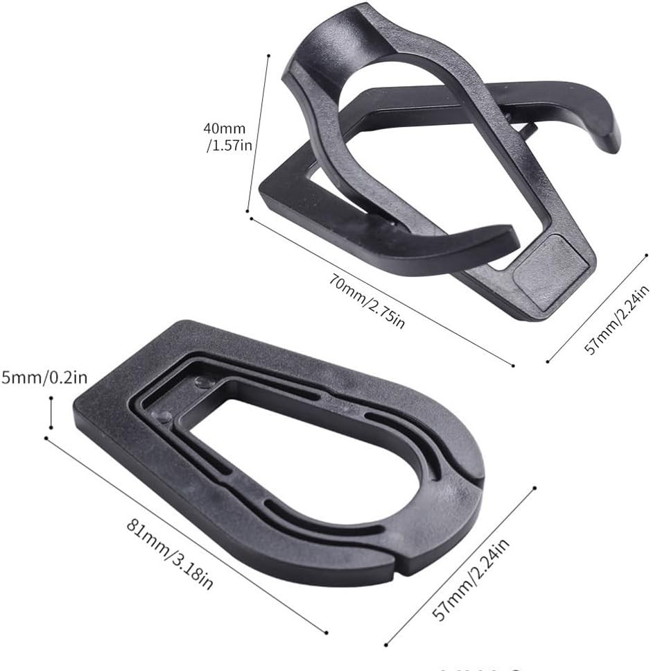 Foldable Pipe Stand 4 Pack – Black Plastic Tobacco Pipe Holder Rack, Lightweig