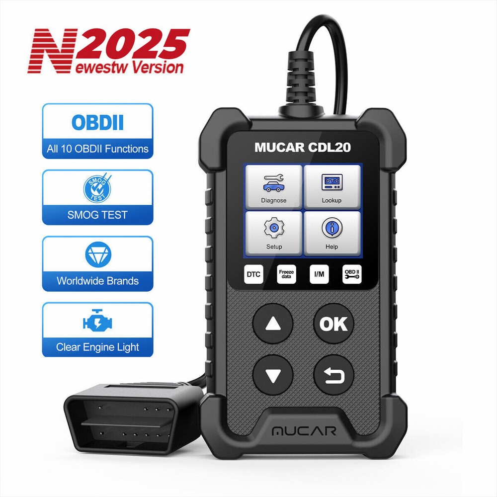 MUCAR CDL20 Engine Fault Diagnostic Tool Car OBD2 Scanner Code Reader Check