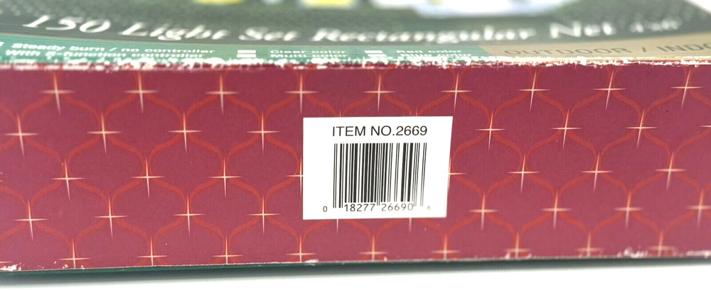 Net of Lite 150 Light Set Rectangular Net 4' x 6'