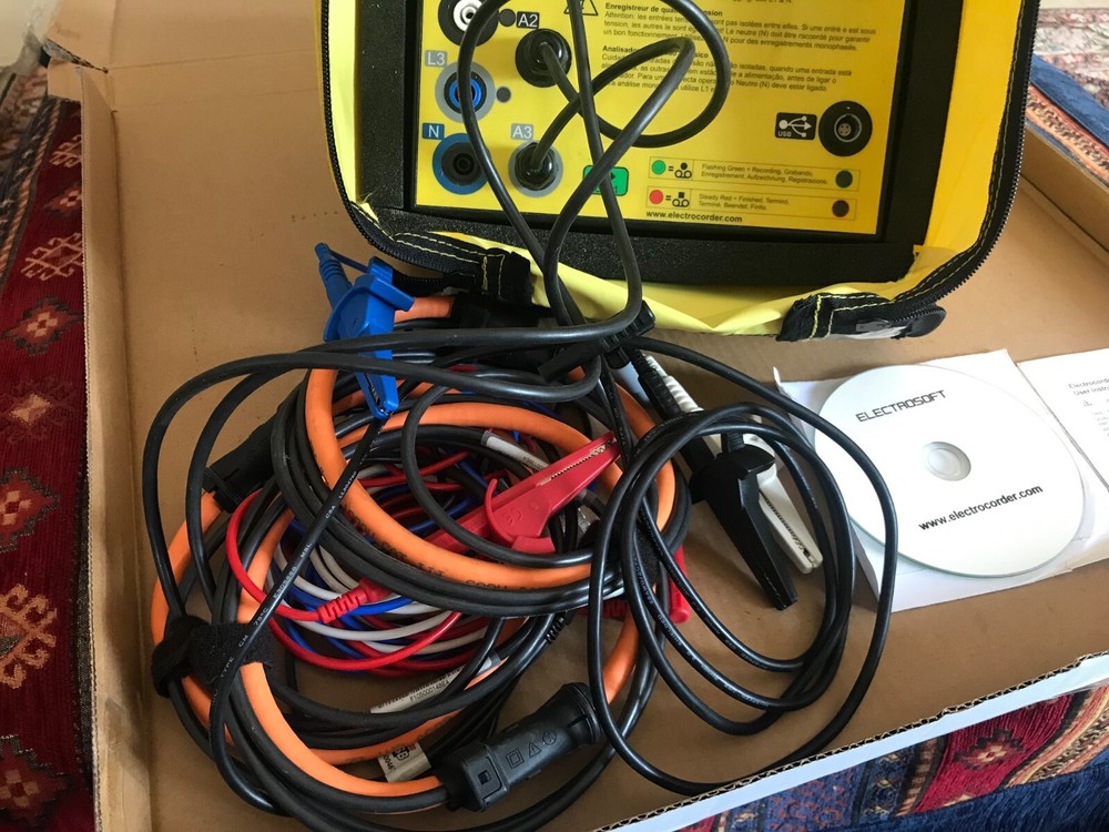 ELECTROCORDER EC-6VA 3 Phase Voltage and Current Logger