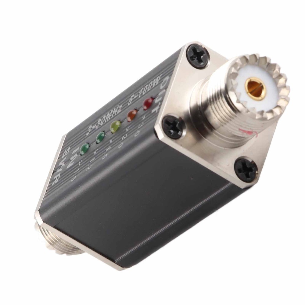 5‑100W Standing Wave Meter Mini Shortwave LED Indicator SWR Meter For Antenna