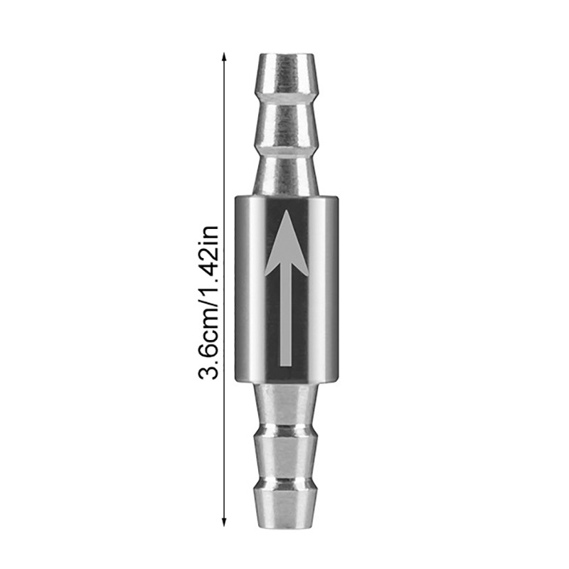 For CO2 Equipment Non Return Water For 4mm Pipe Aquarium Check Valve Diffuser