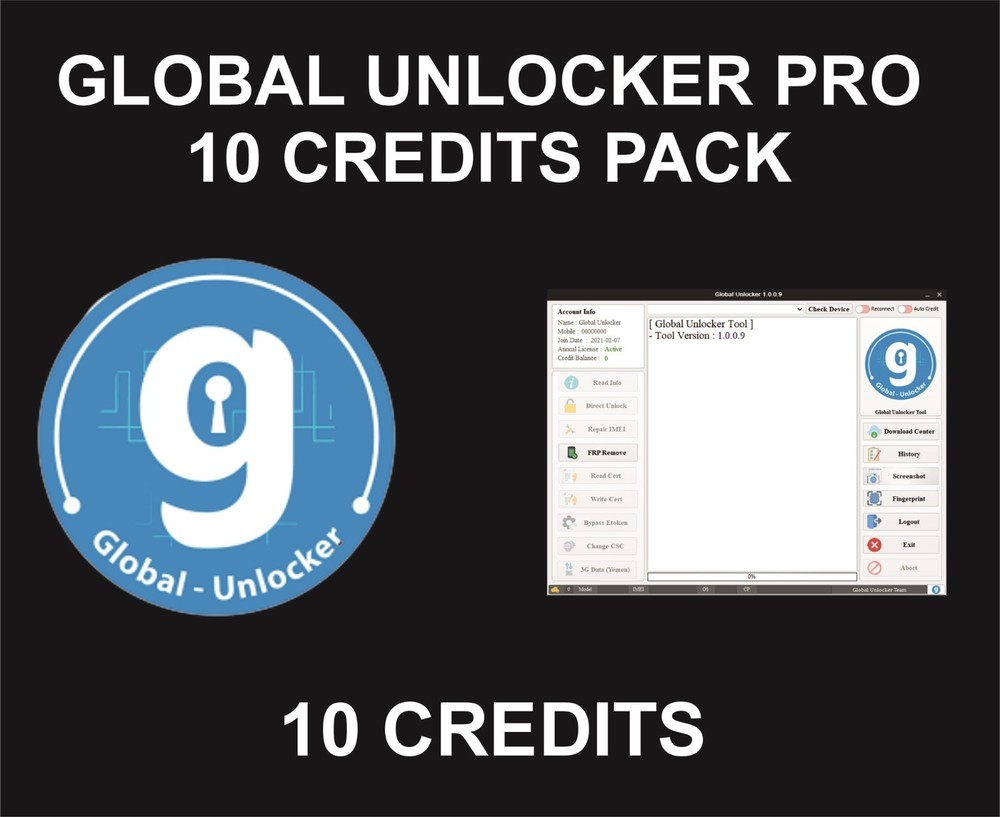 Global Pro Tool, Credit Pack, 10 Credits