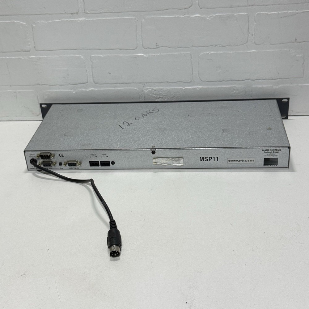 Biamp Advantage MSP11 Multi-Function System Processor