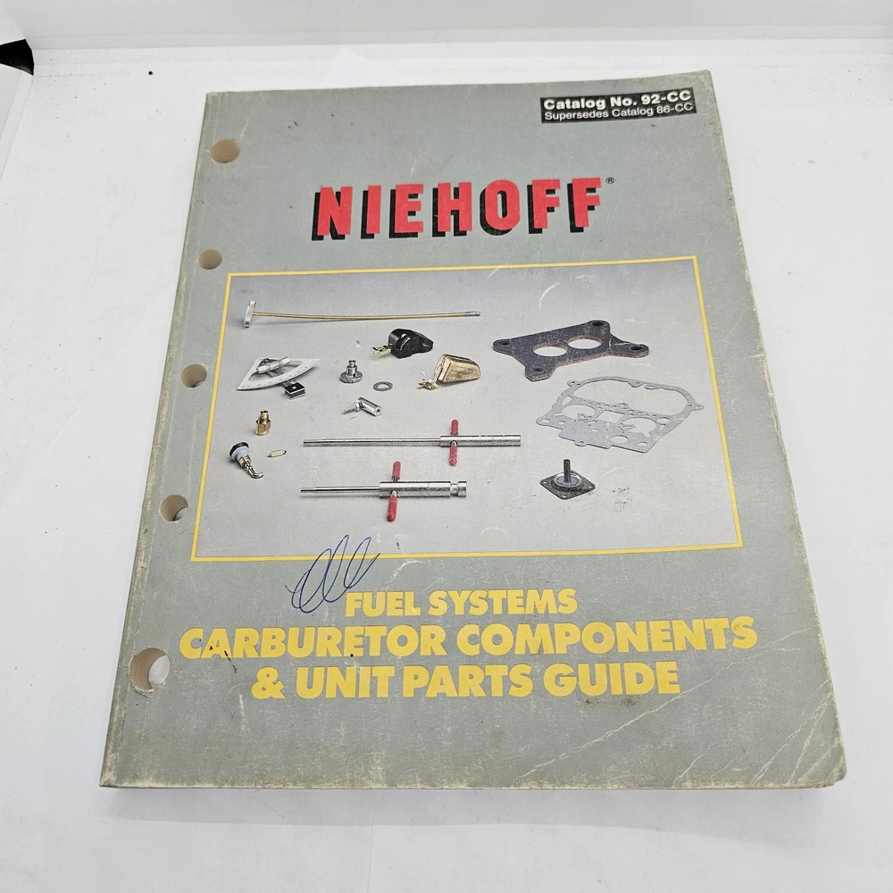 BWD Niehoff Carburetor components & unit parts guide