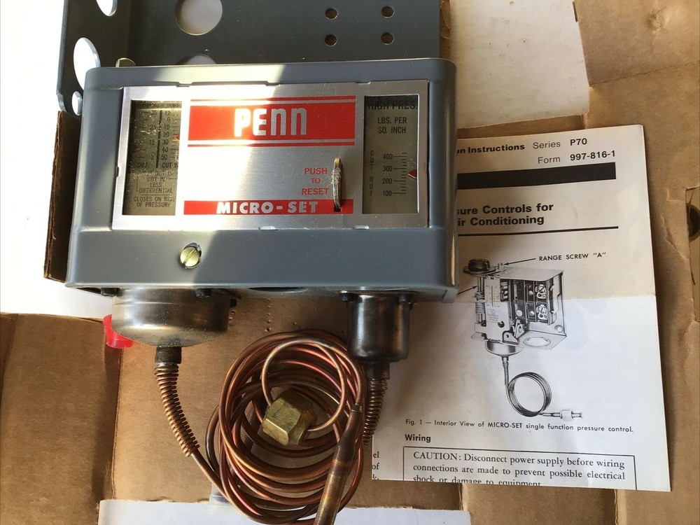 Johnson Controls Pressure Control P70MA-18
