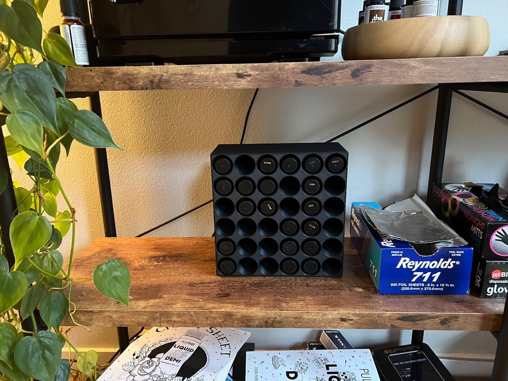 Redkin Shades EQ Hair Dye Storage Solution - Black - 3d Printed -