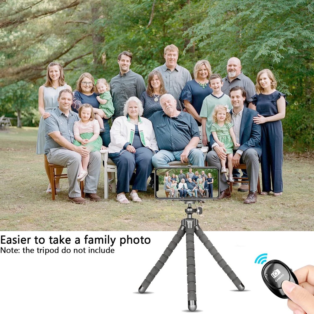 Camera Shutter Wireless Bluetooth Button Remote Control for Android Apple iPhone